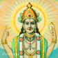 Sri Vishnu (Chromolithograph Print)