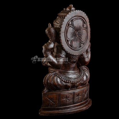 Ganapati - Rose Wood sculpture
