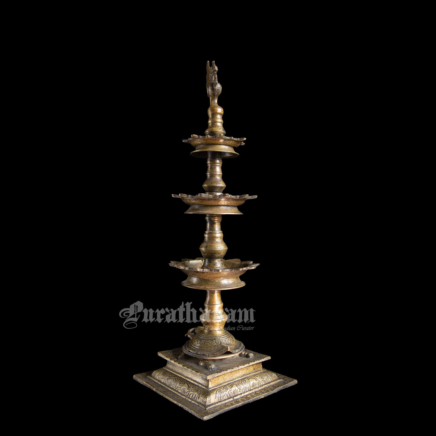 Annapakshi Kuthuvilakku - Brass ( Oil Lamp)