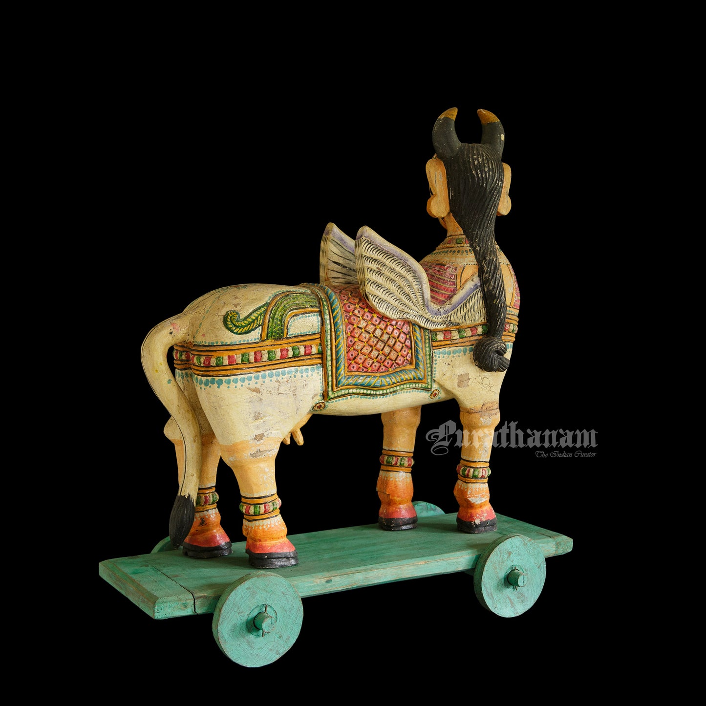 Kamadhenu - Wooden sculpture