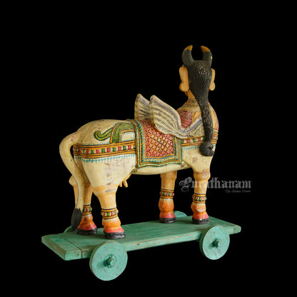 Kamadhenu - Wooden sculpture