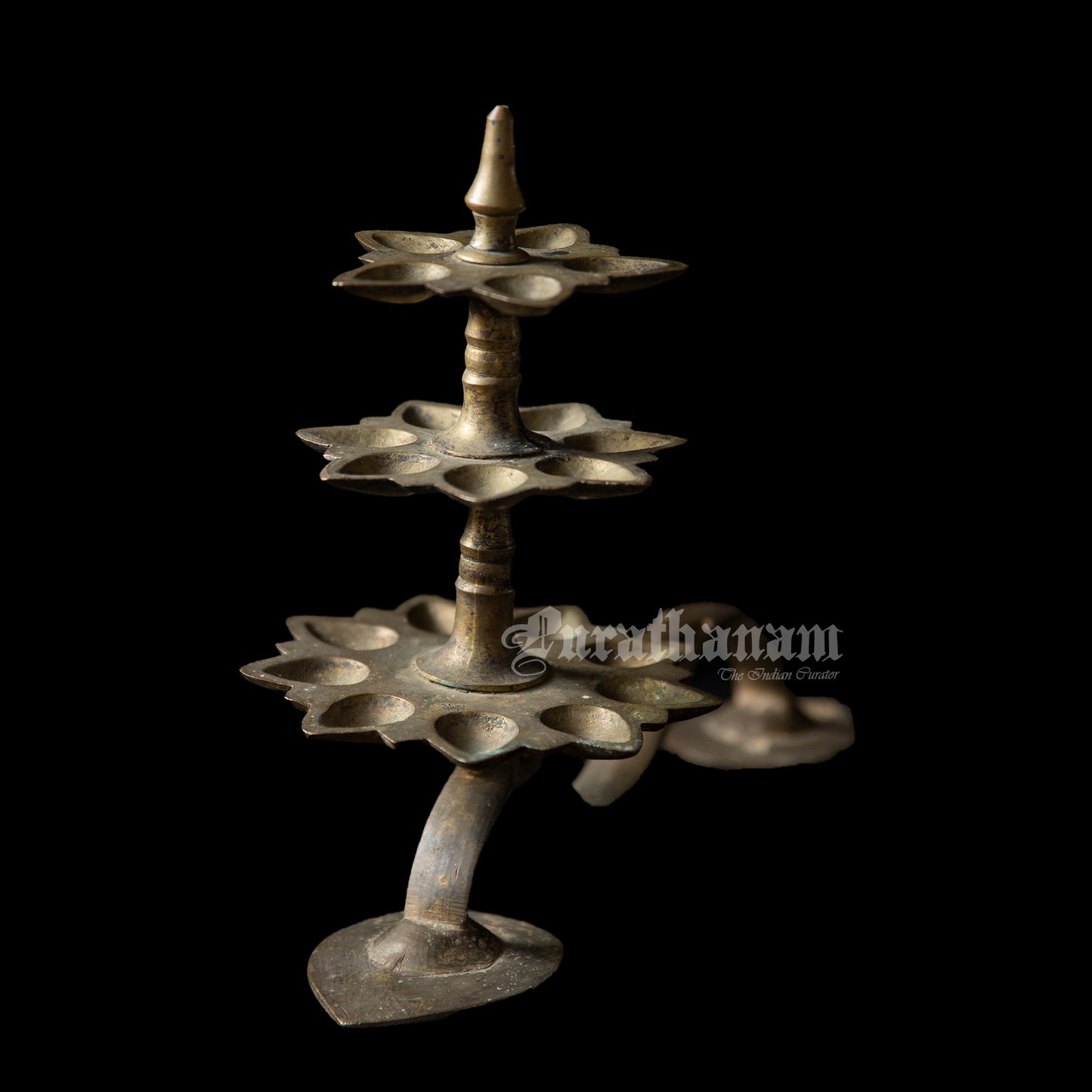 Arthi Lamp (Three layer)  - Brass