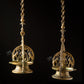 Gajalakshmi Hanging lamp set - Brass