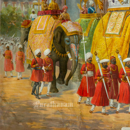 Delhi Durbar 1903 - Chromolithograph Print, London