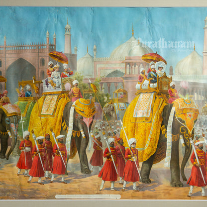 Delhi Durbar 1903 - Chromolithograph Print, London