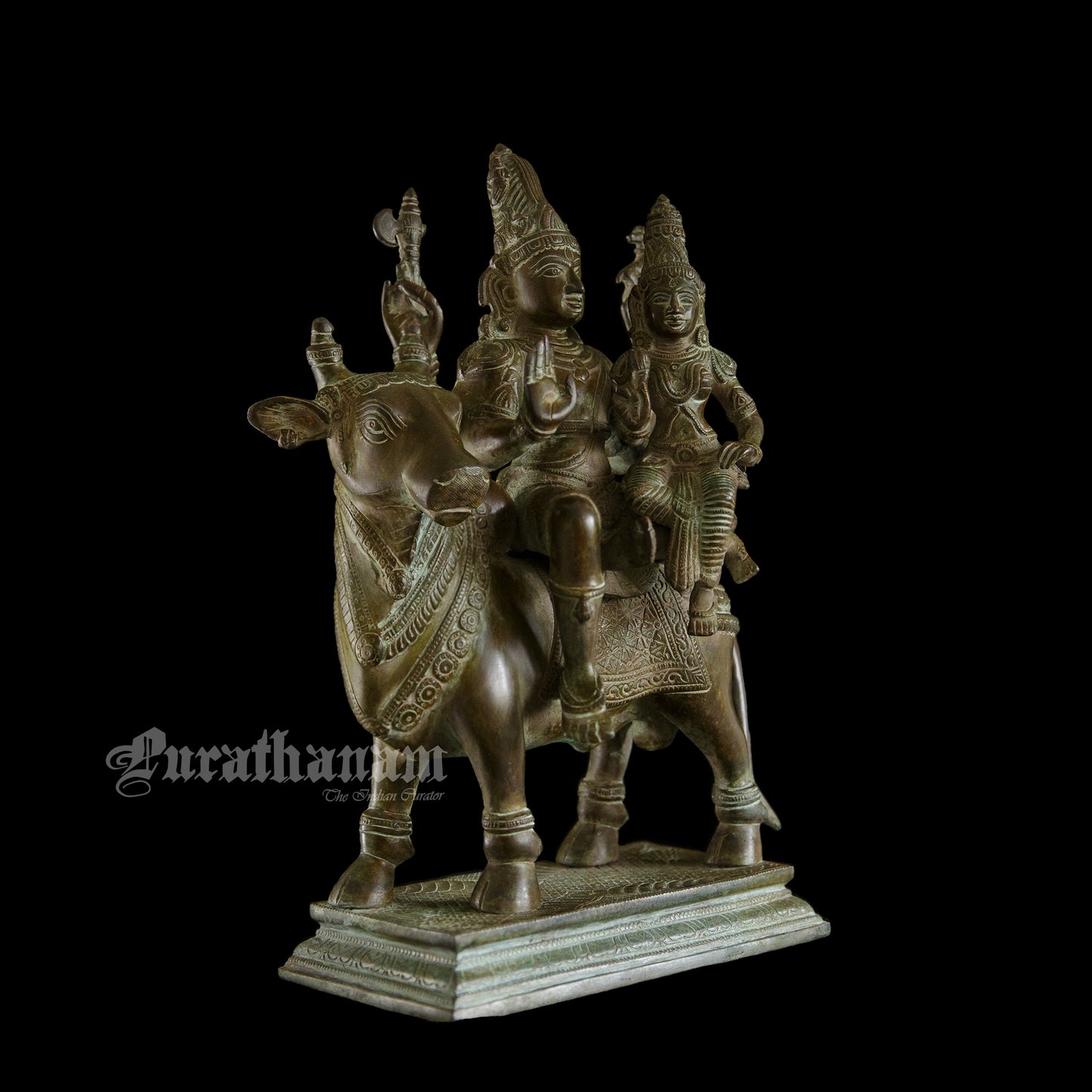 Uma Maheshvar Brass Sculpture
