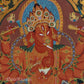 12-Armed Maha Rakta Ganapati - Tibetan thangka Art