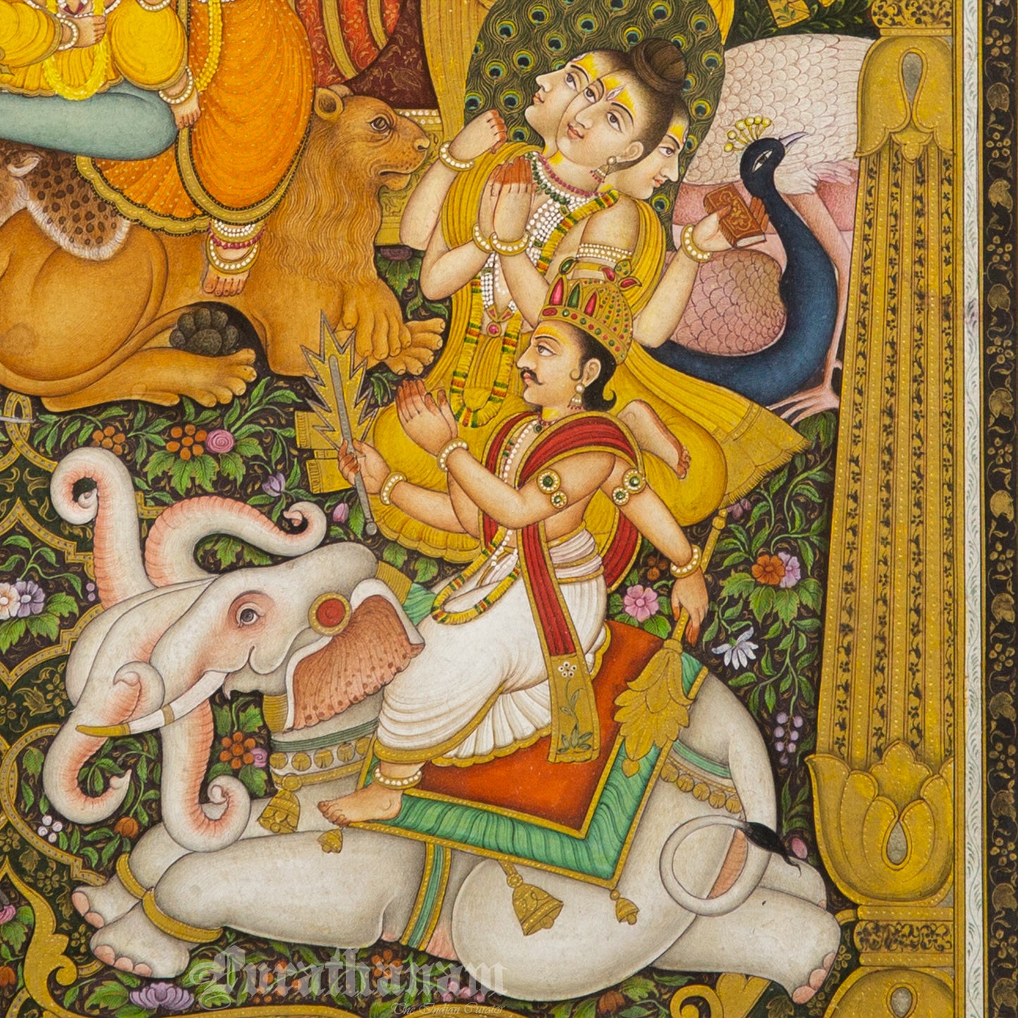 Cosmic Darbar – Miniature Painting