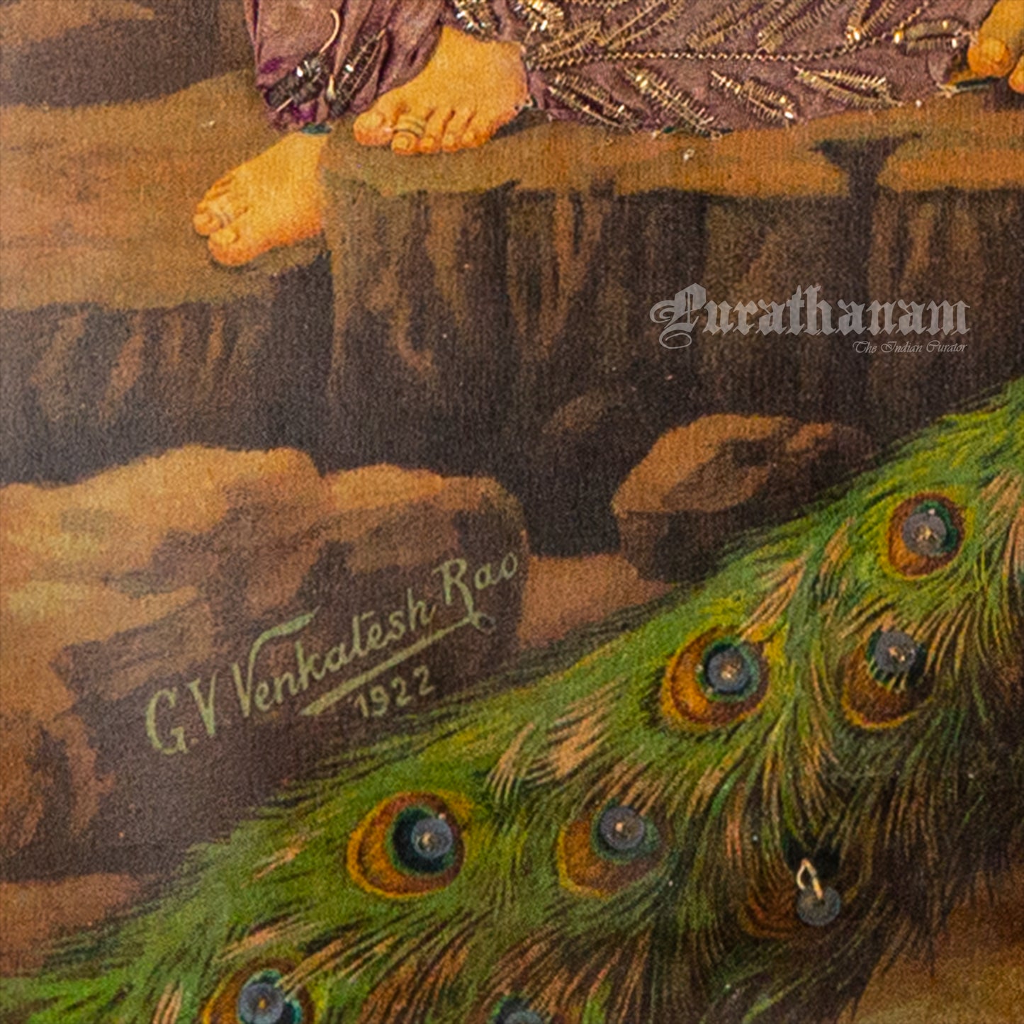 Venulola by G. V. Venkatesh Rao - Oleograph Print (Embellished)