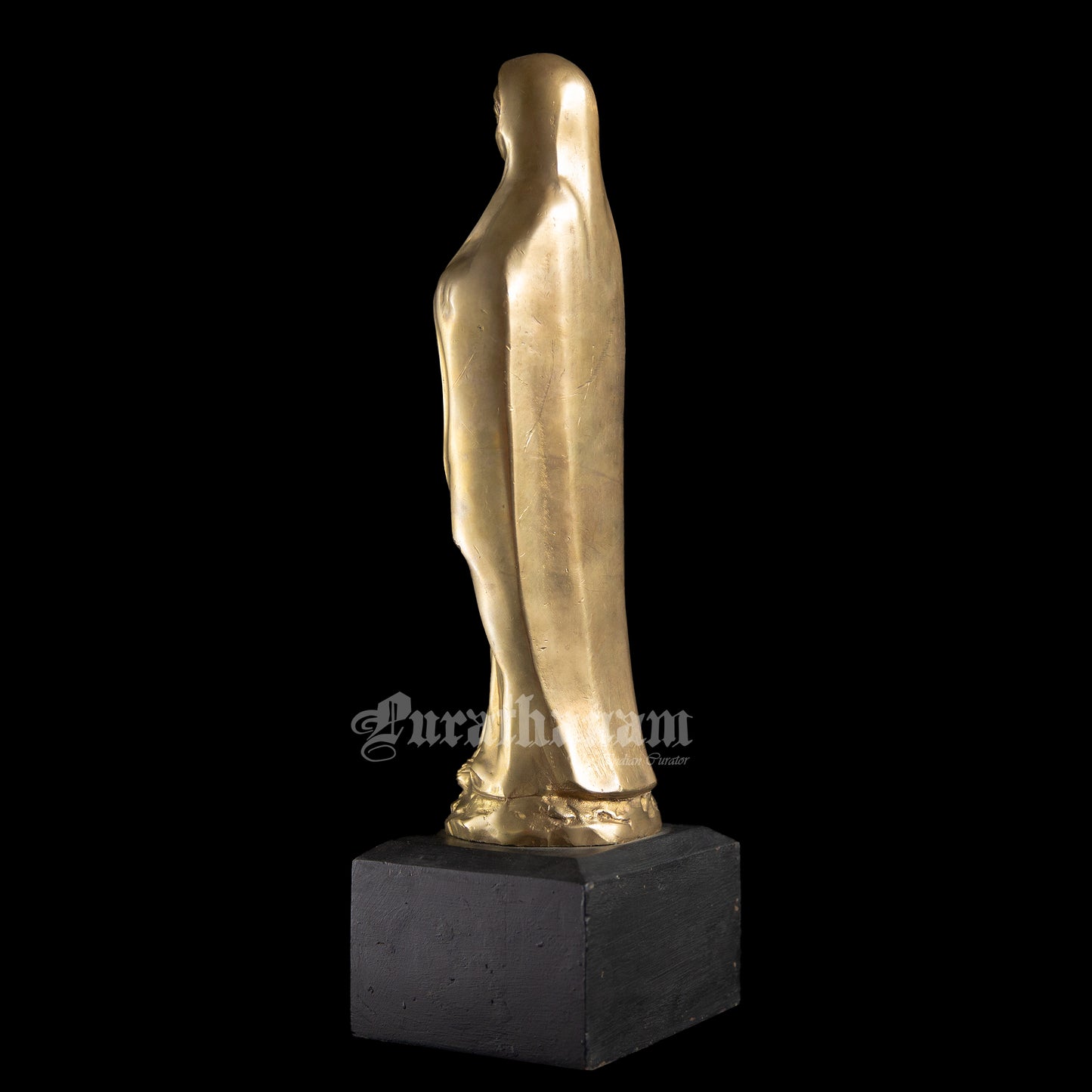 The Virgin Mary - Brass Sculpture