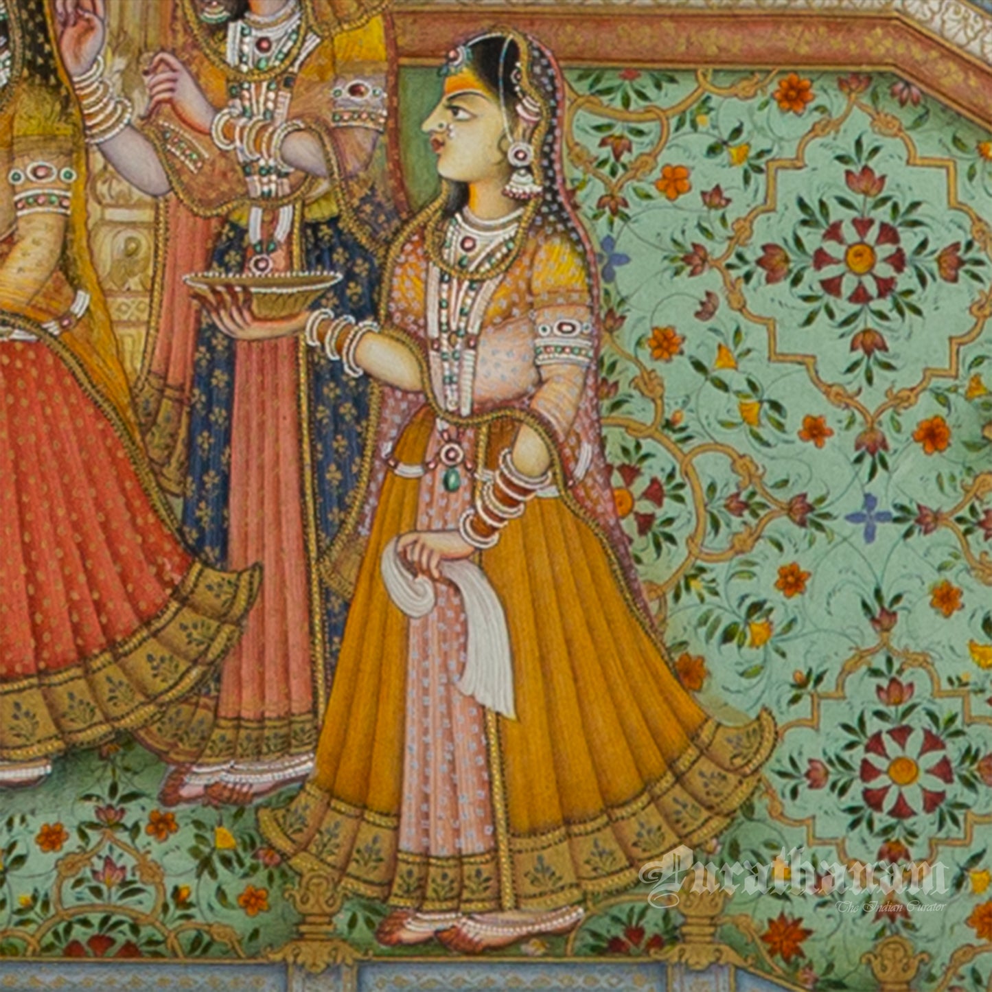 Royal Zenana Scene – Miniature Painting