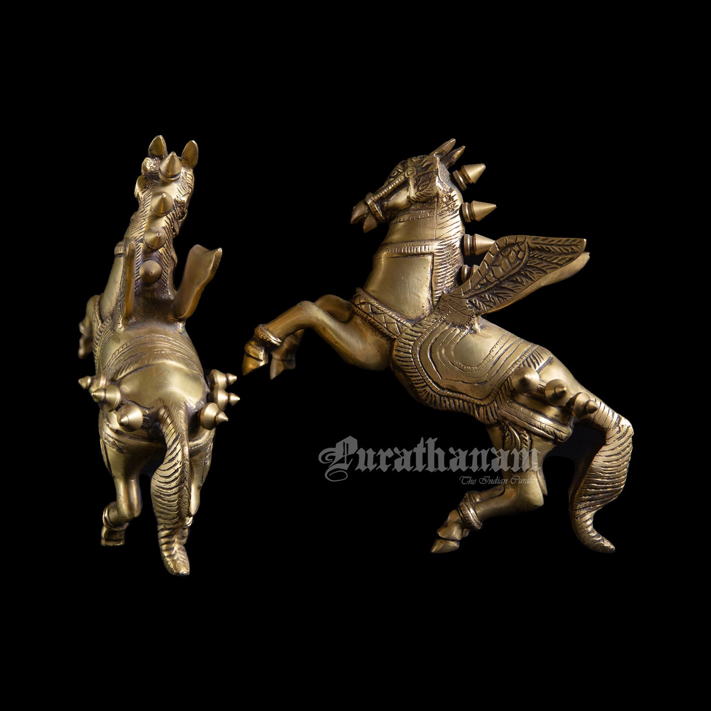 Flying Celestial Horses - Brass