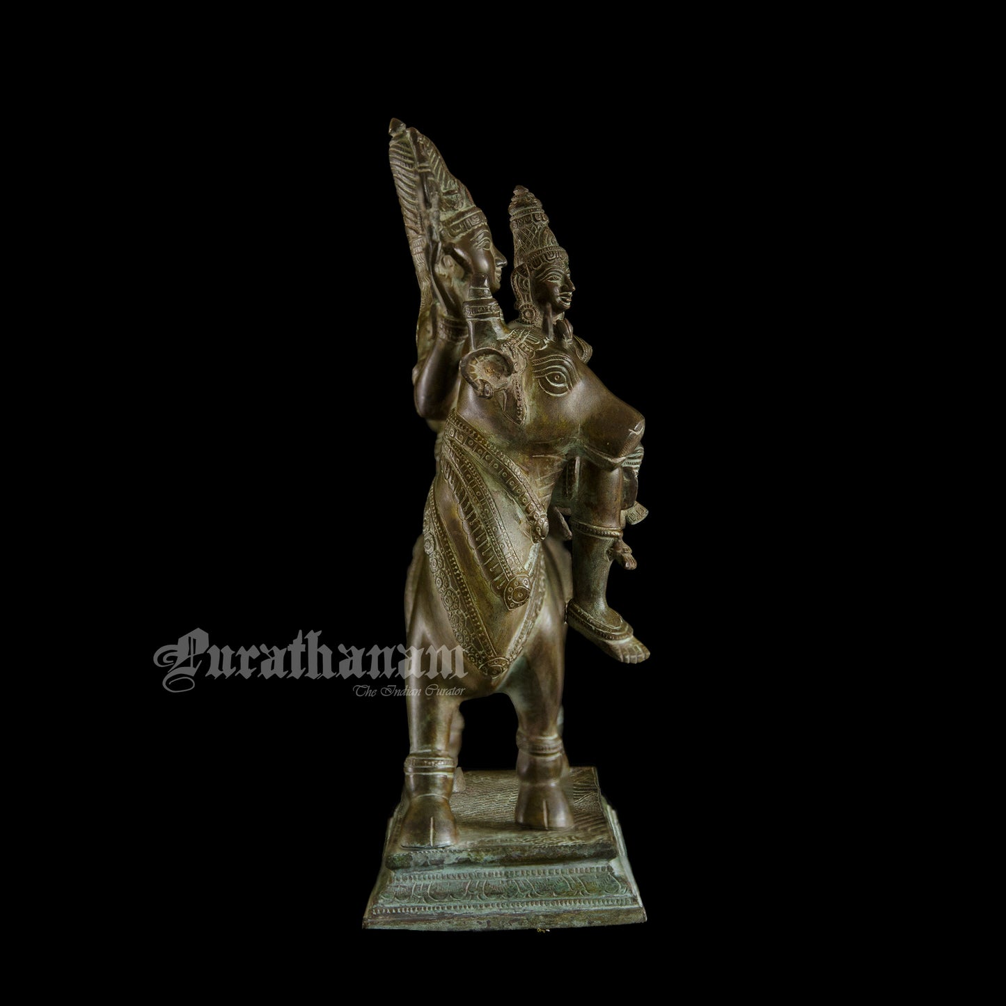 Uma Maheshvar Brass Sculpture