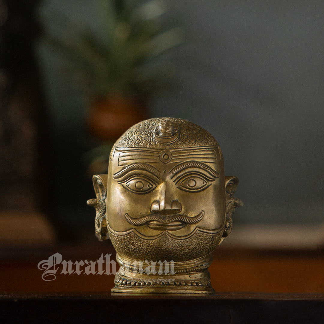 Mukhalingam - Brass sculpture