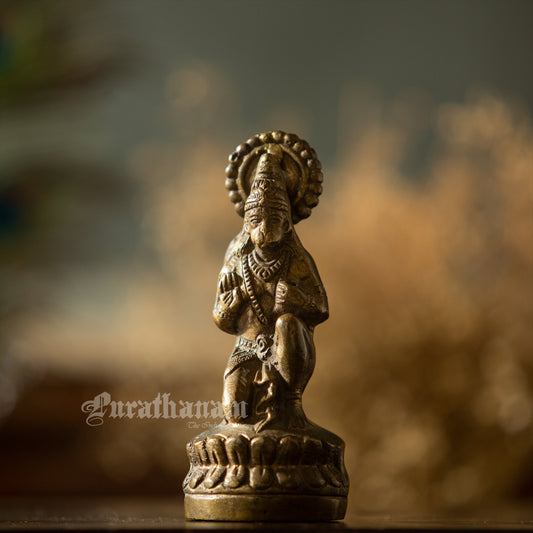 Hanuman Sculpture  -Brass