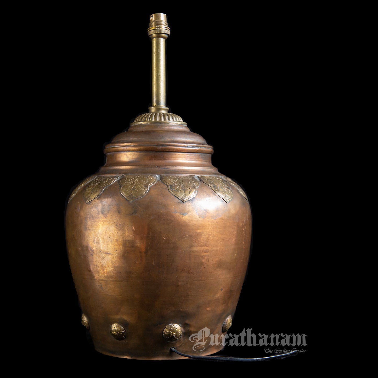 Heritage Copper Lamp (Brass Embellished)