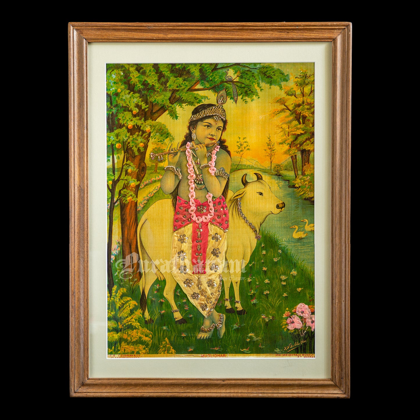 Muralidhar - Lithograph Print (Embellished)