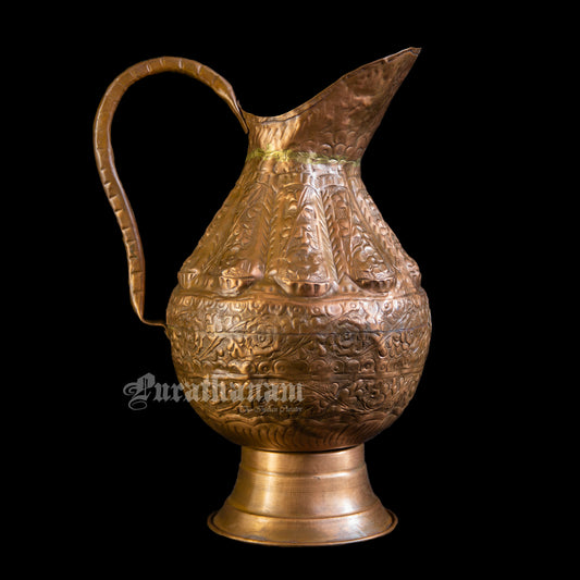 Kashmiri Copper Pitcher Jug