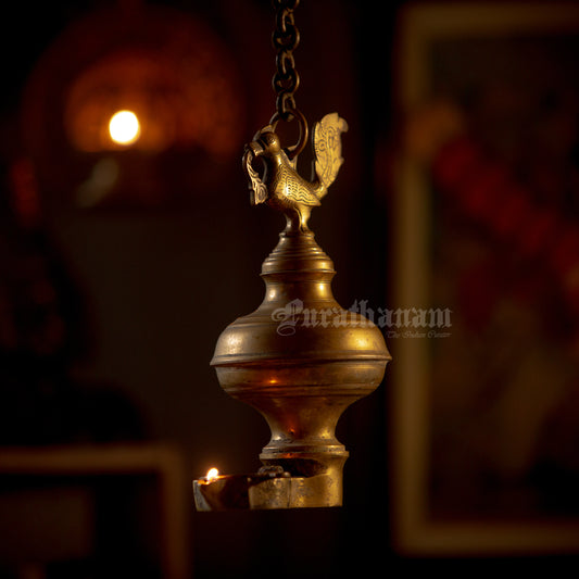 Perpetual Lamp/ Thoondamani vilakku - Brass