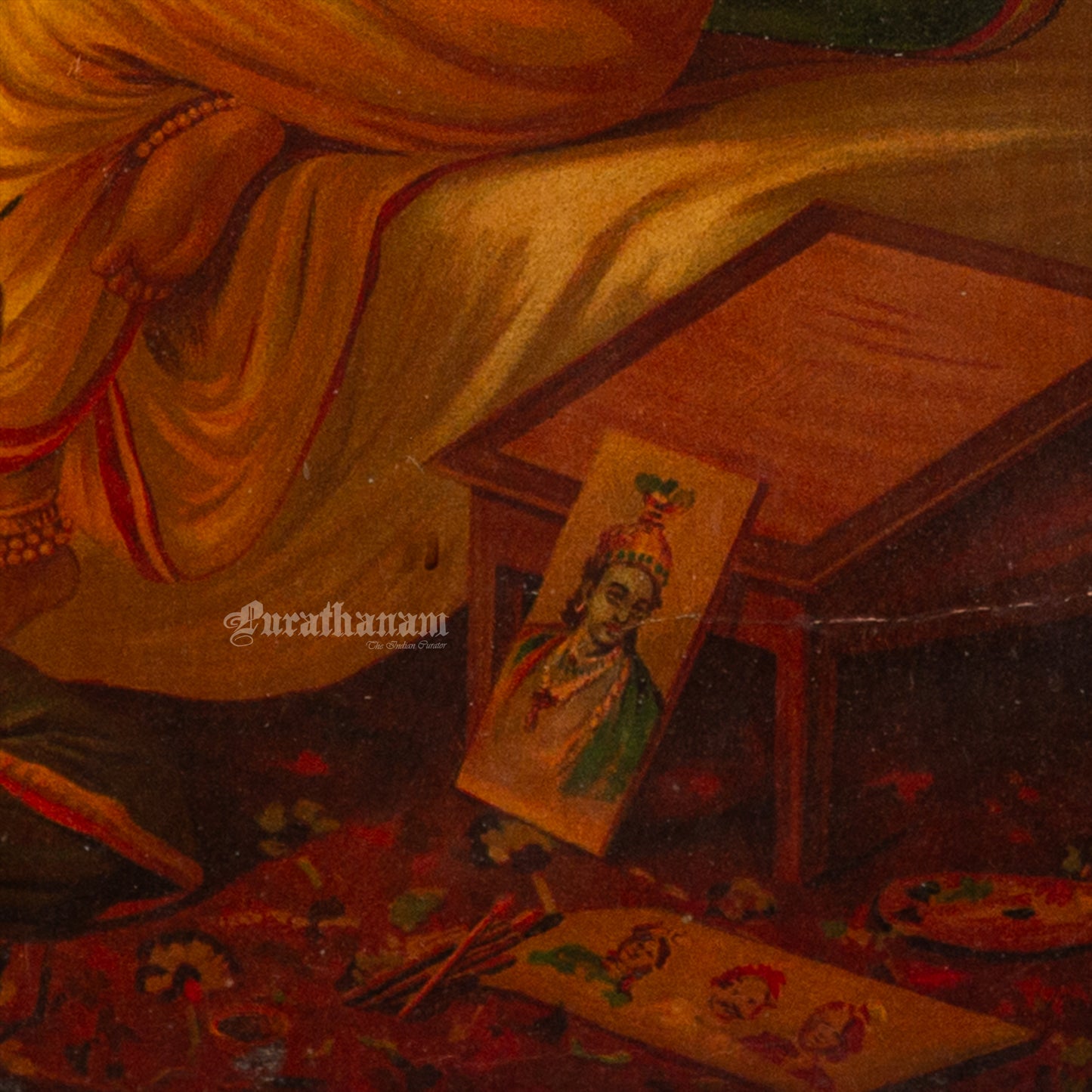 Chitralekha by Ravi Varma - Oleograph Print