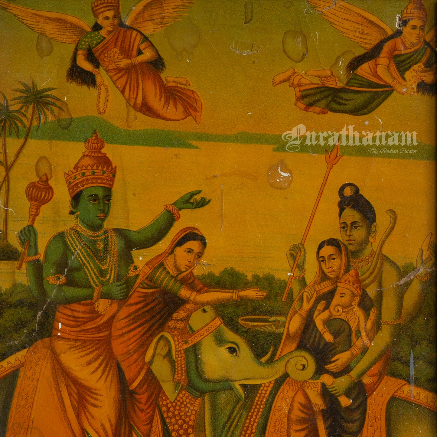 Harihar Bhet - Chromolithograph Print