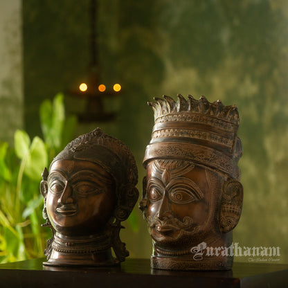 Bhairava Head   - Brass