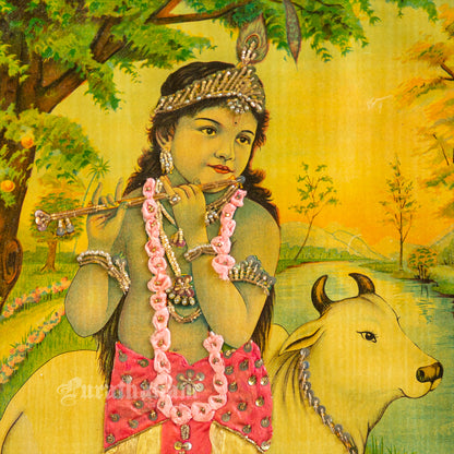 Muralidhar - Lithograph Print (Embellished)