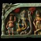 Krishna Avatar Wooden Panel (Soorya Palagai)