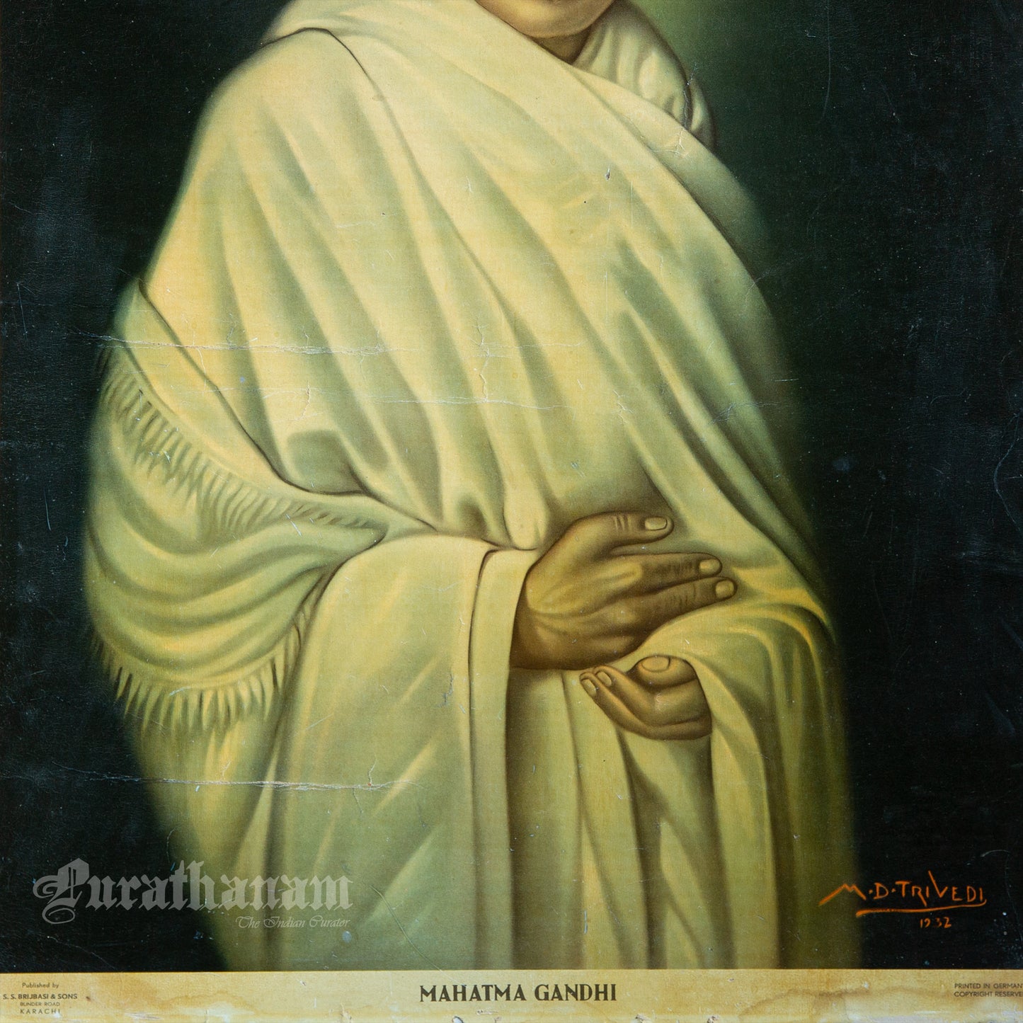 Mahatma Gandhi (Oleograph Print)