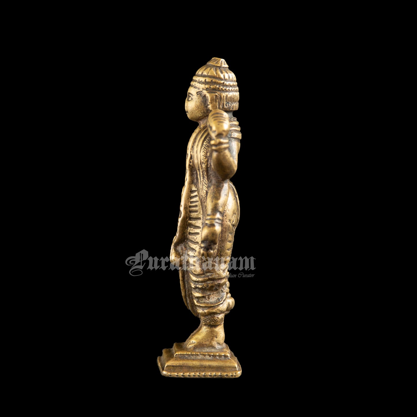 Vishnu Figurine   - Brass