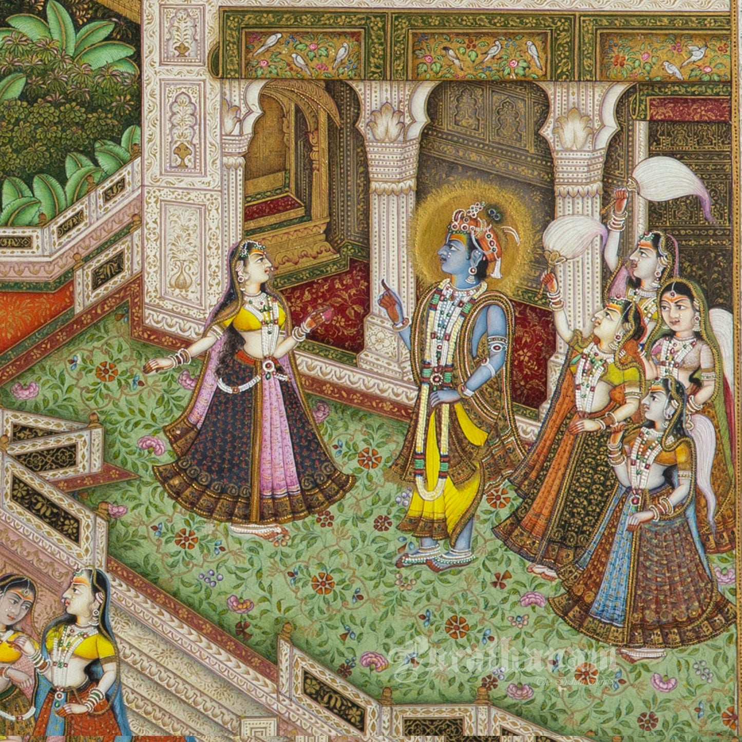 Krishna Leela – Miniature Painting