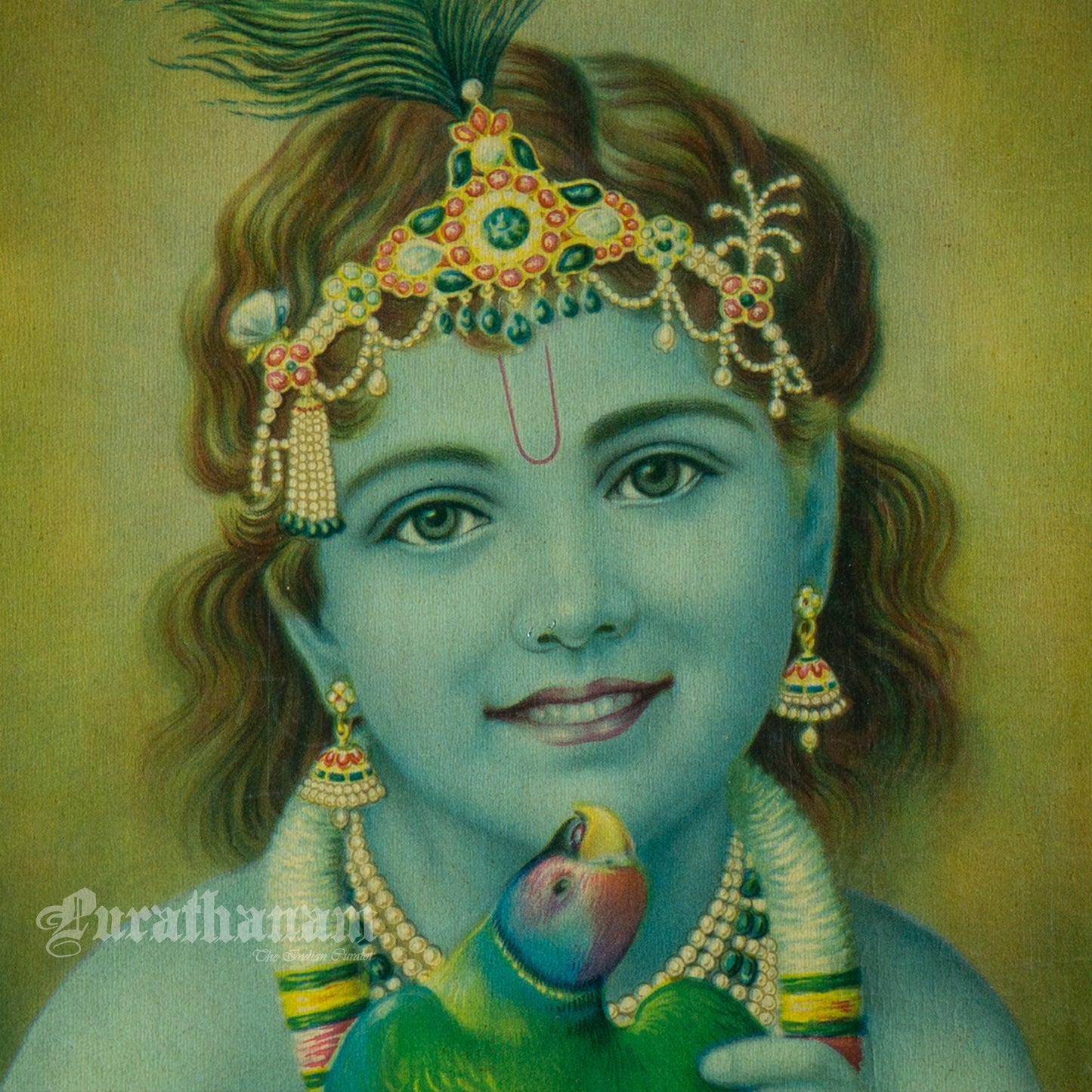 Man-Har-Krishna (Oleograph Print)