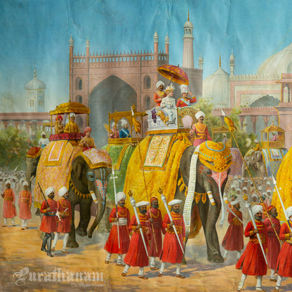 Delhi Durbar 1903 - Chromolithograph Print, London