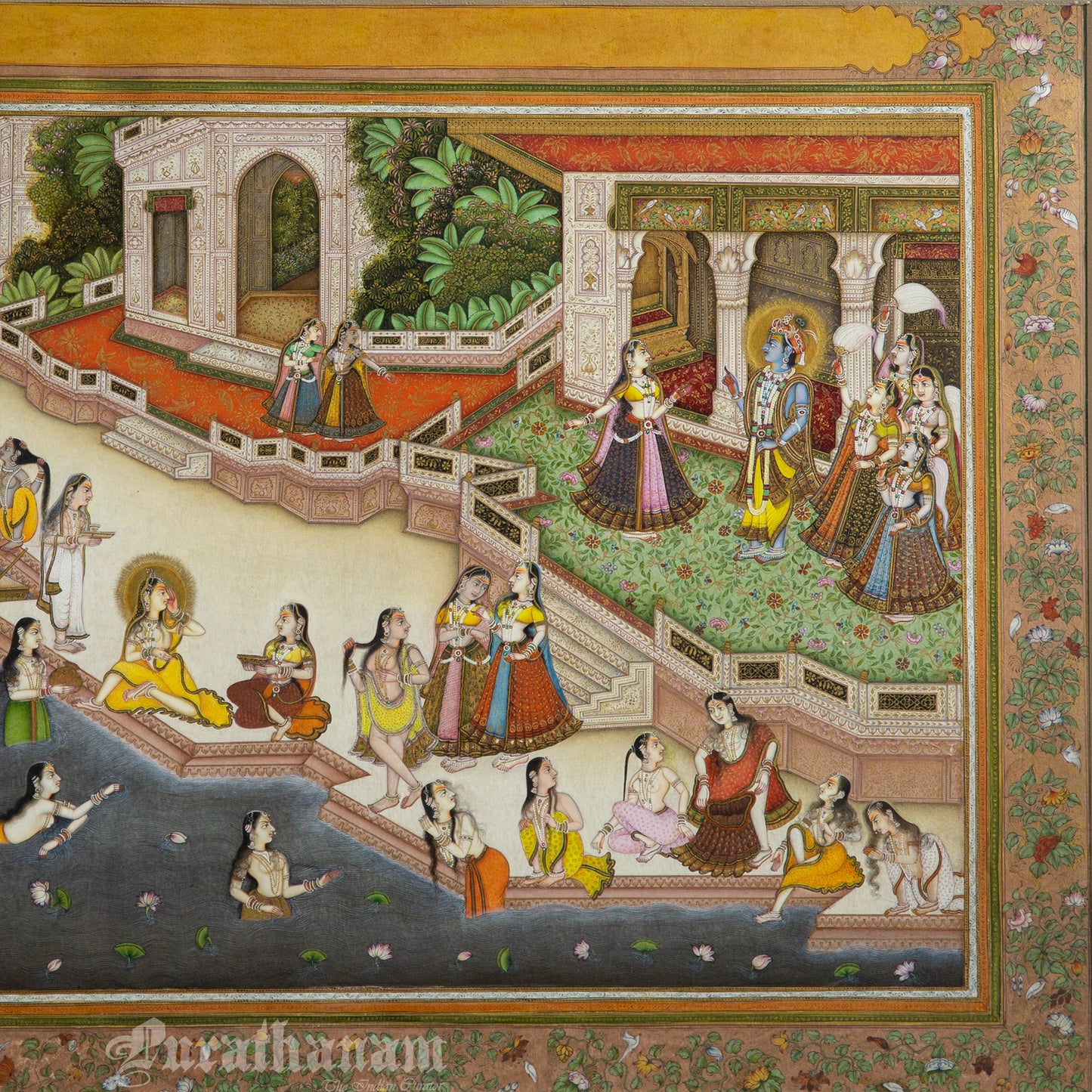 Krishna Leela – Miniature Painting