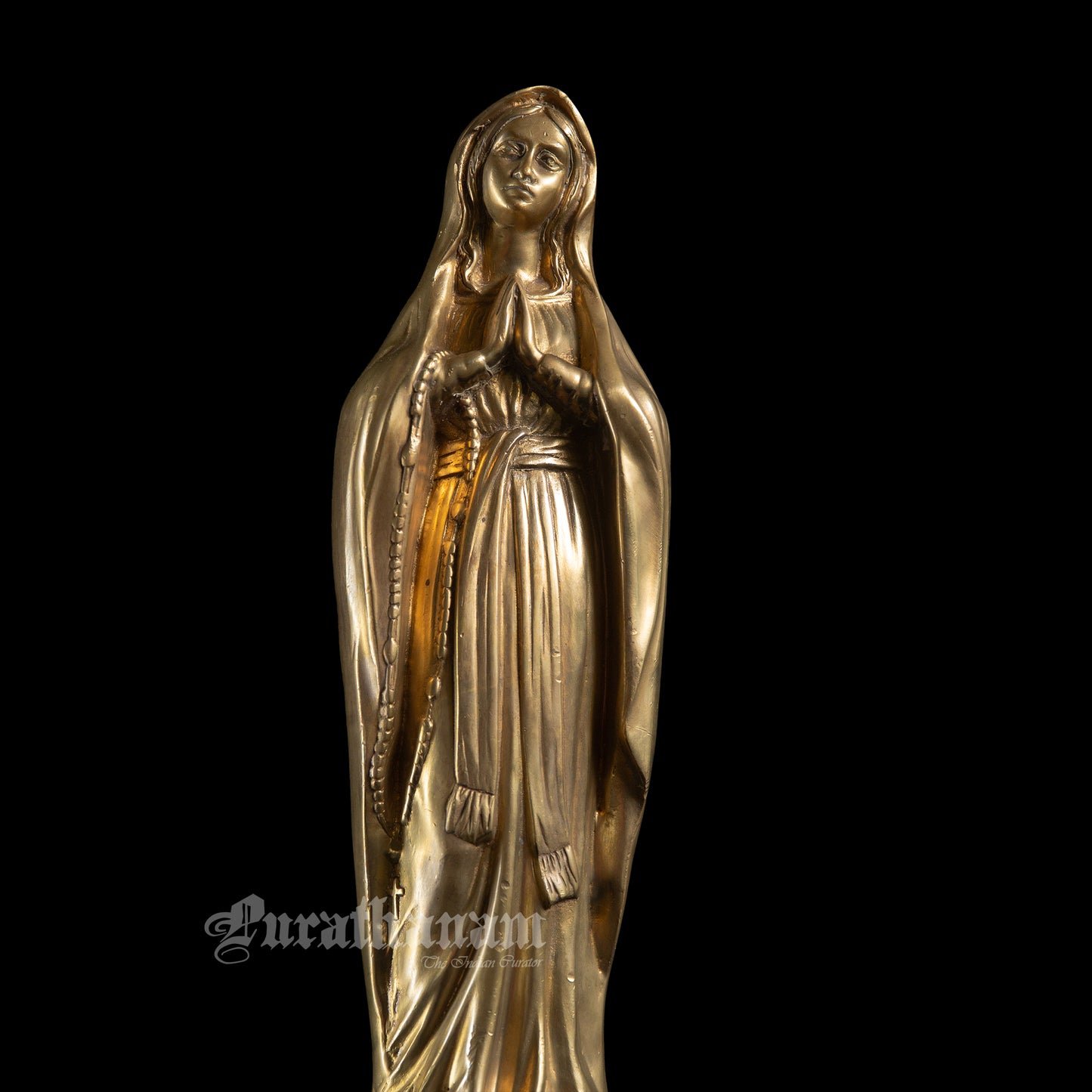The Virgin Mary - Brass Sculpture