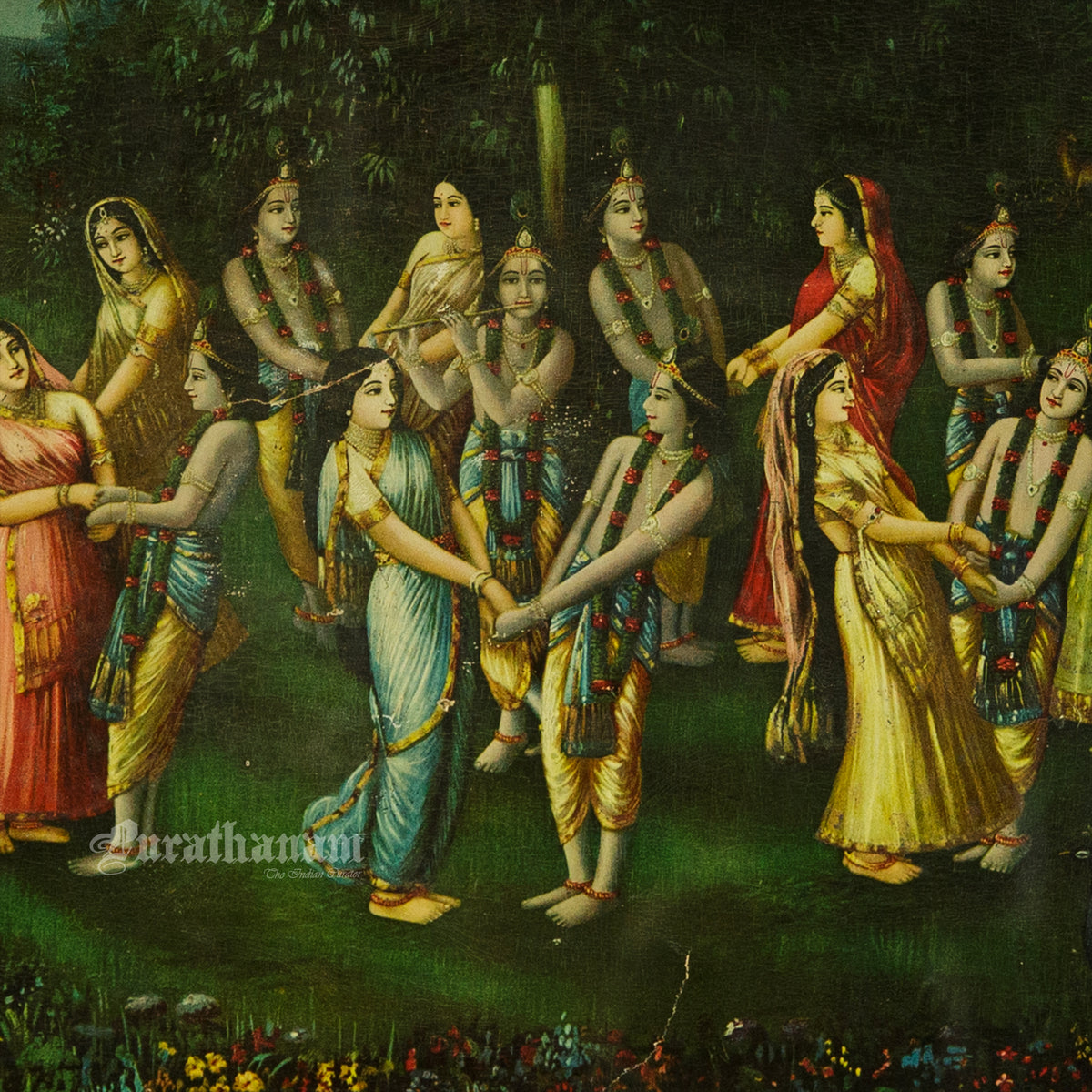 Ras Kreeda - German Oleograph Print (Vasudeo H. Pandya)