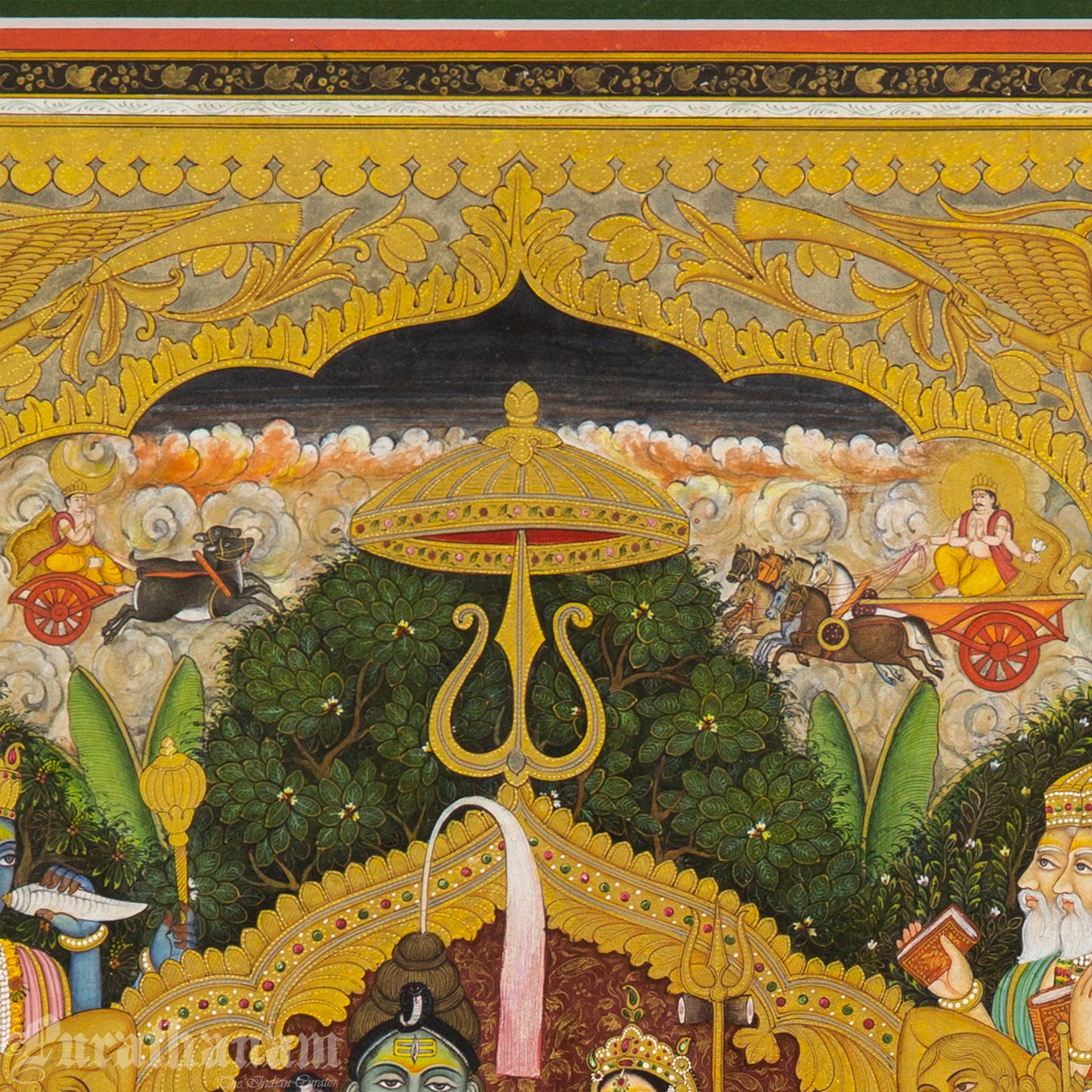 Cosmic Darbar – Miniature Painting