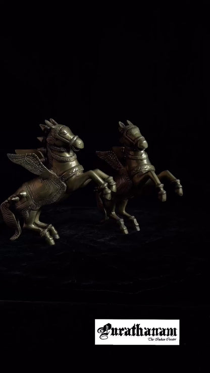 Flying Celestial Horses - Brass