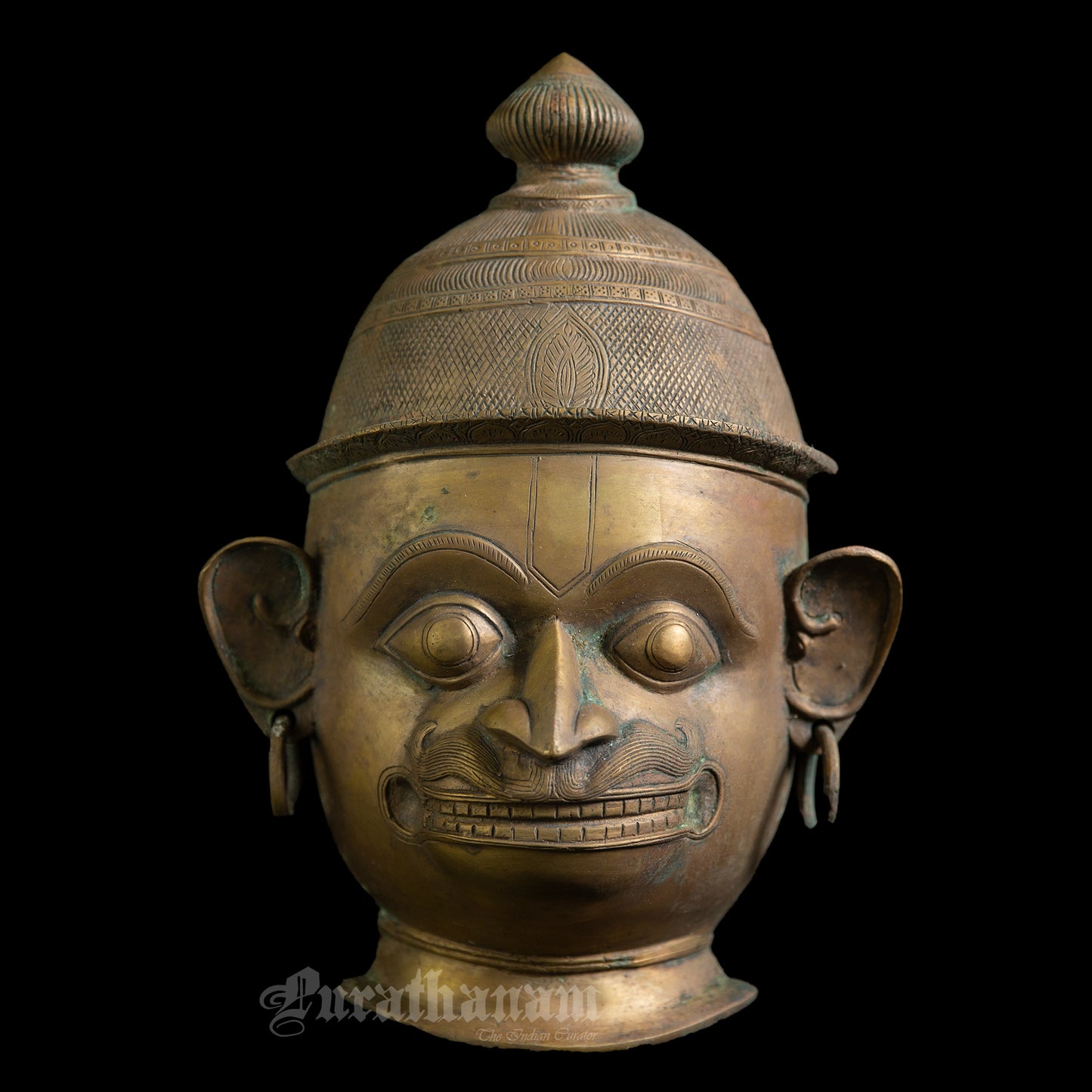 Hanuman Head - Brass