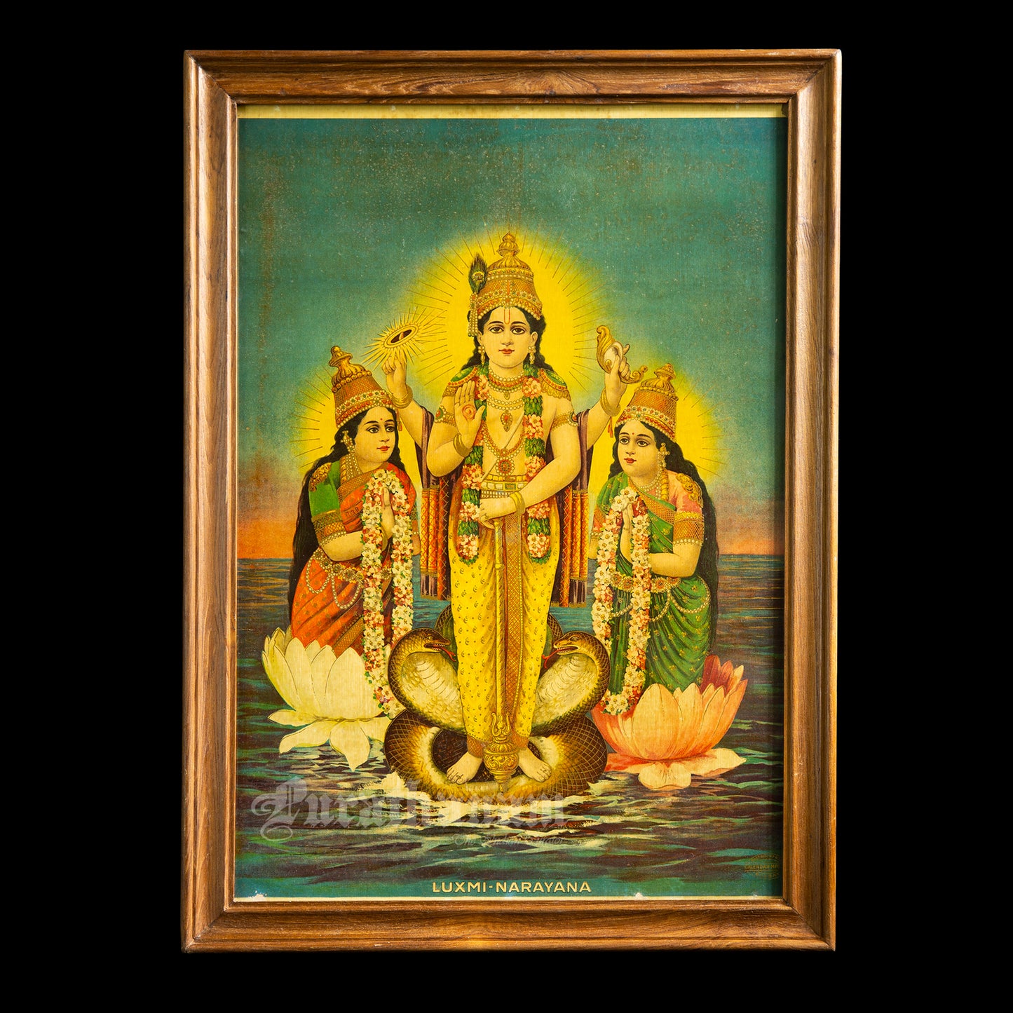 Luxmi Narayana - Lithograph Print