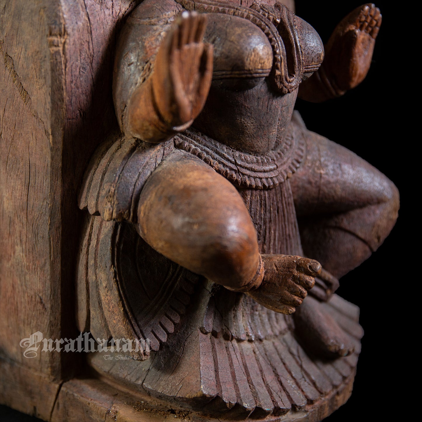 Apsaras Wooden Sculpture