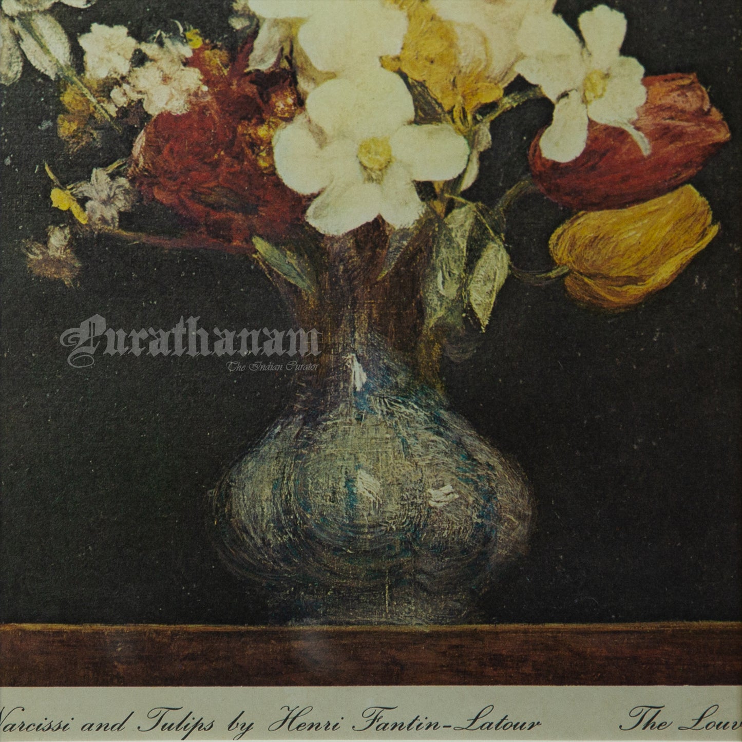 Narcissi and Tulips by Henri Fantin-Latour  (Archival Print)