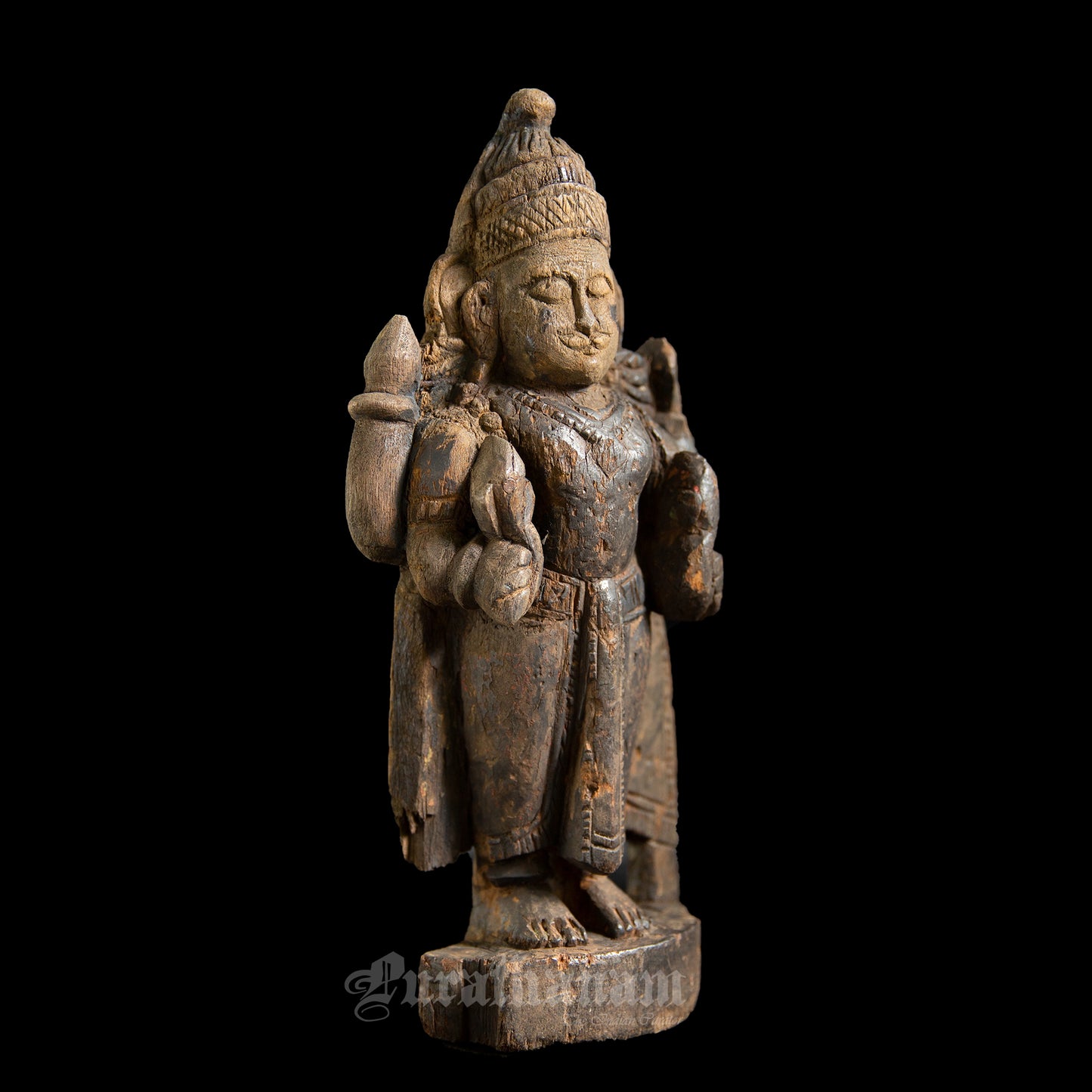 Vishnu Wooden Sculpture