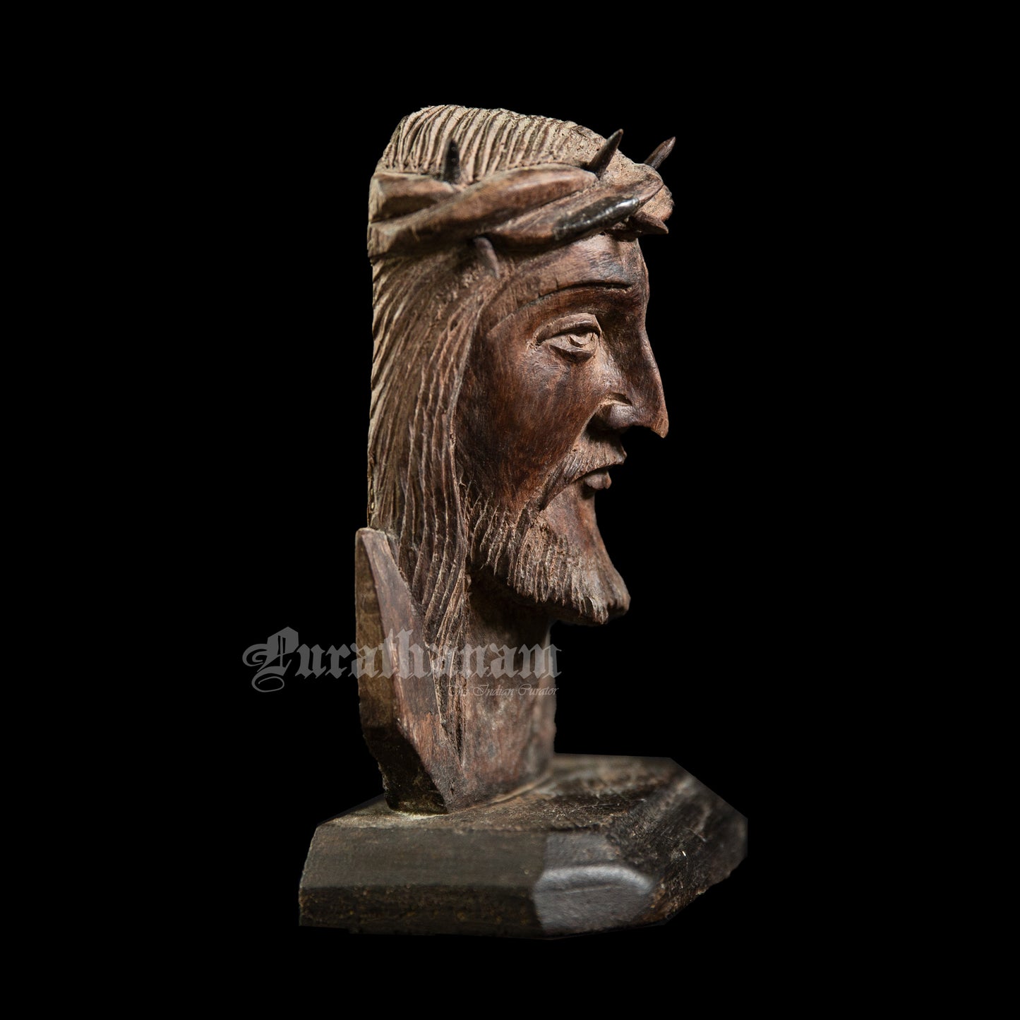 Christ Head - Rose Wood (Small)