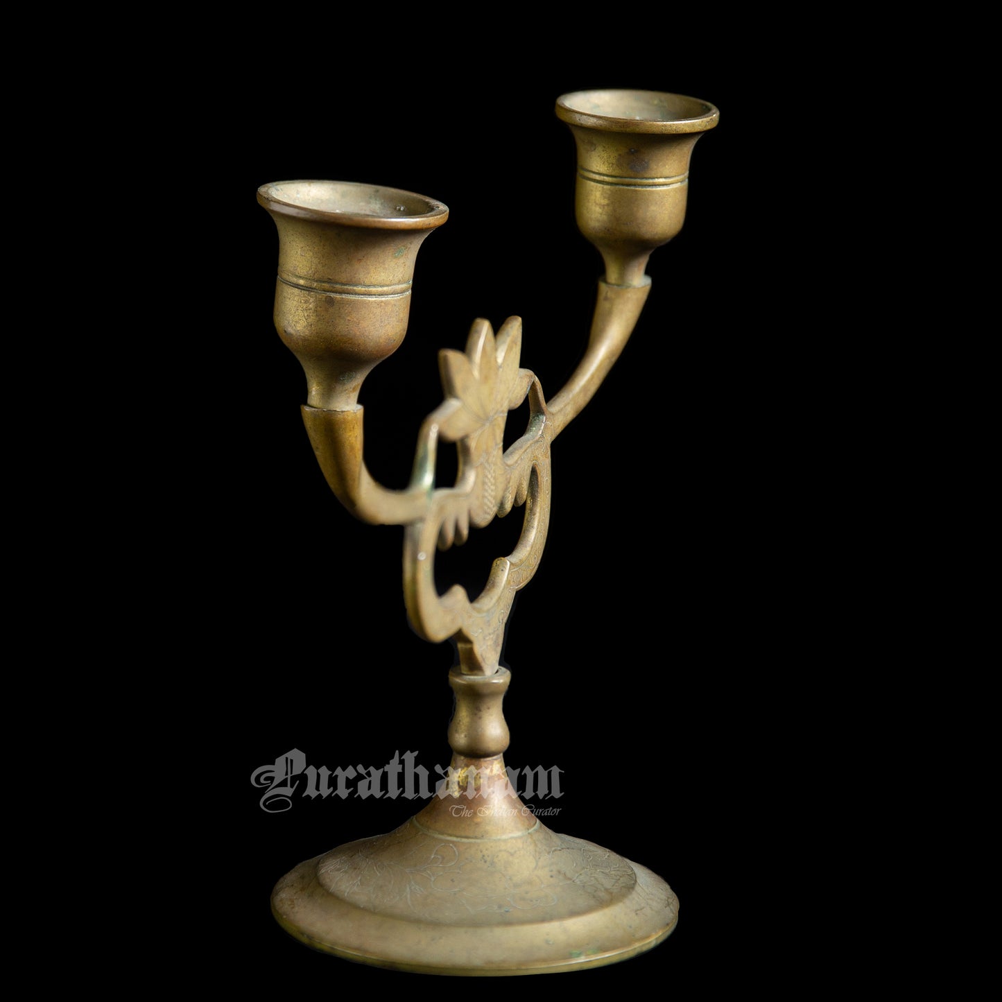 Two armed Candle Holders - Brass