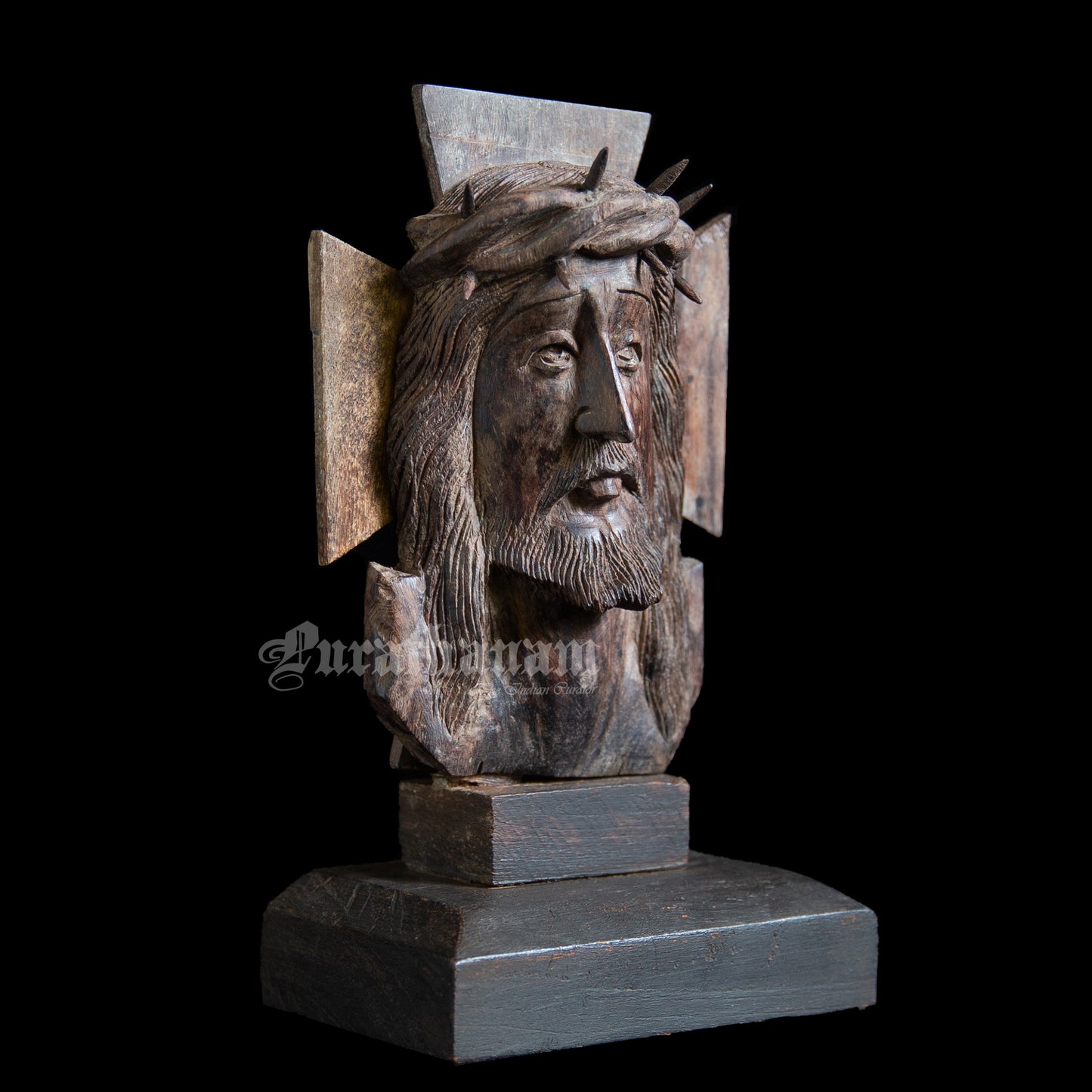 Christ Head - Rose Wood (Large)