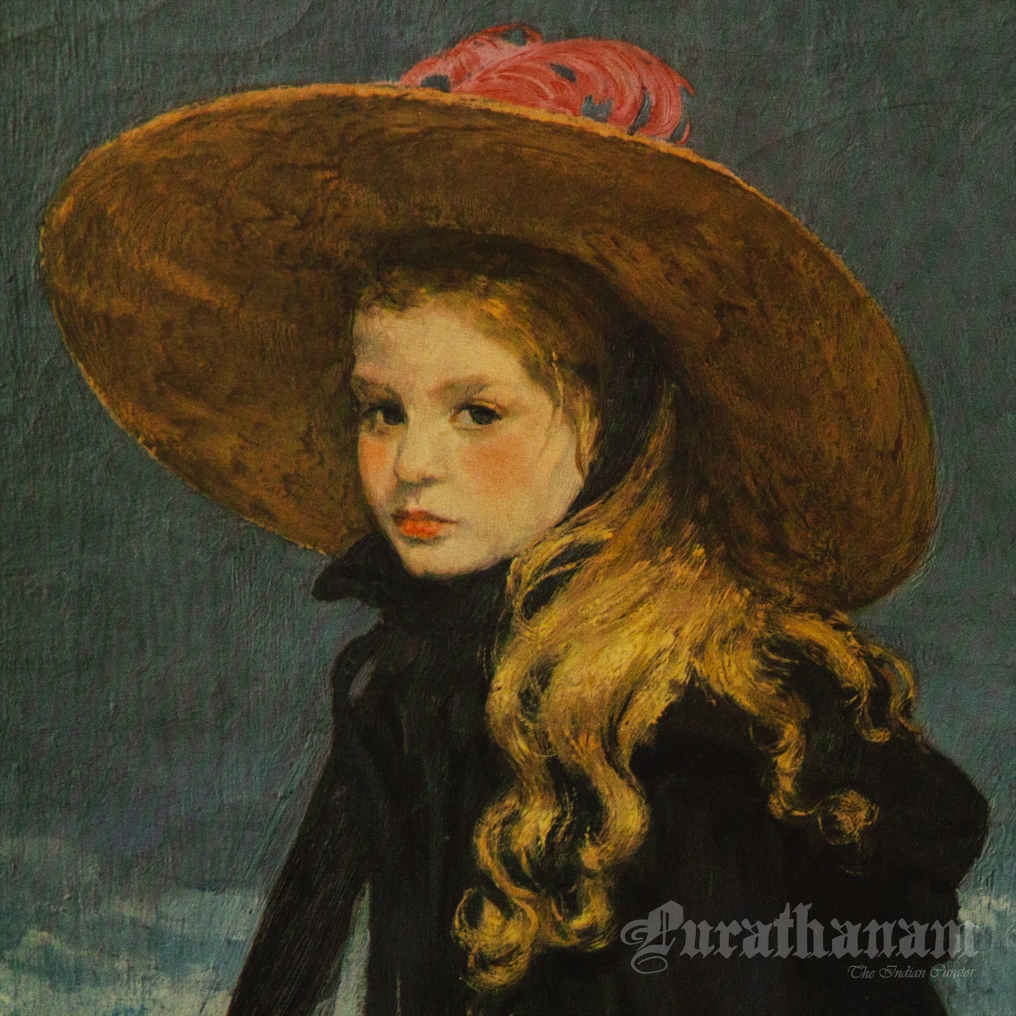 Henriette with Large Hat by Henri Jacques Evenepoel (Archival Print)