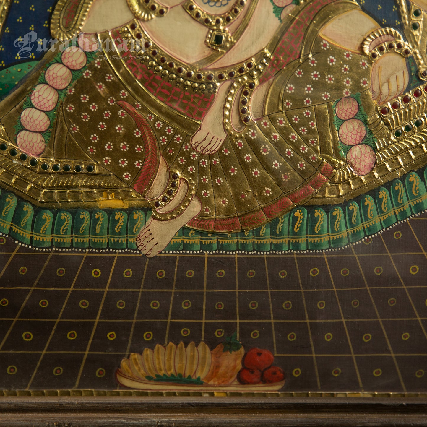 Krishna Gopikas - Tanjore Painting