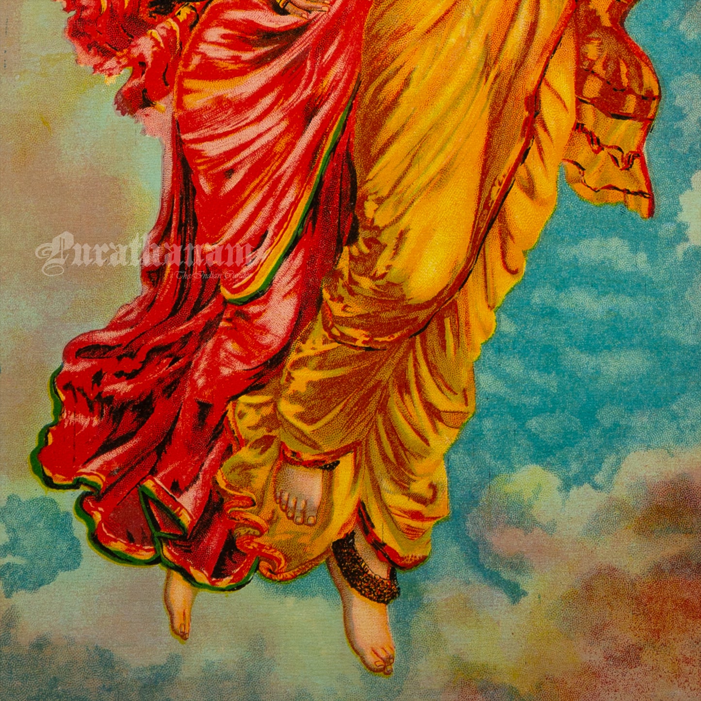 Menaka Shakuntala By Ravi Varma  - Lithograph Print