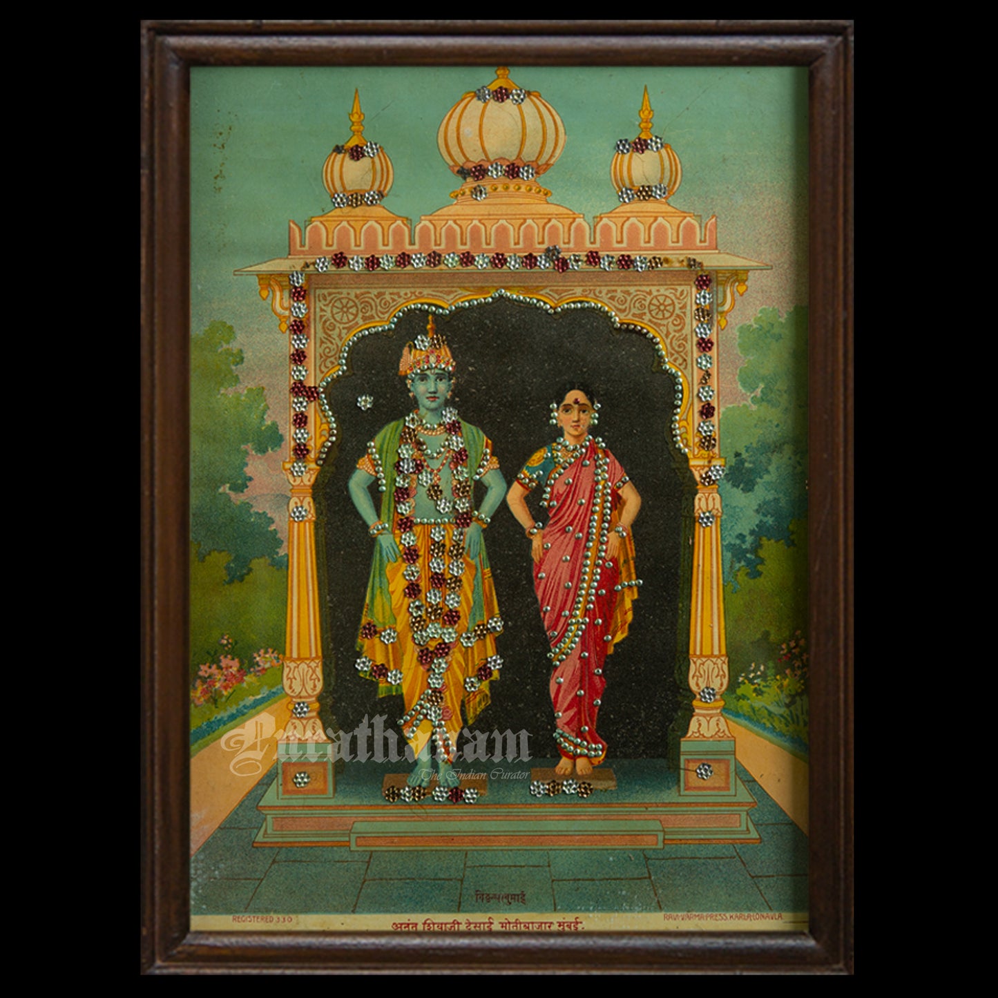 Vitthal Rukhmini - Lithograph Print